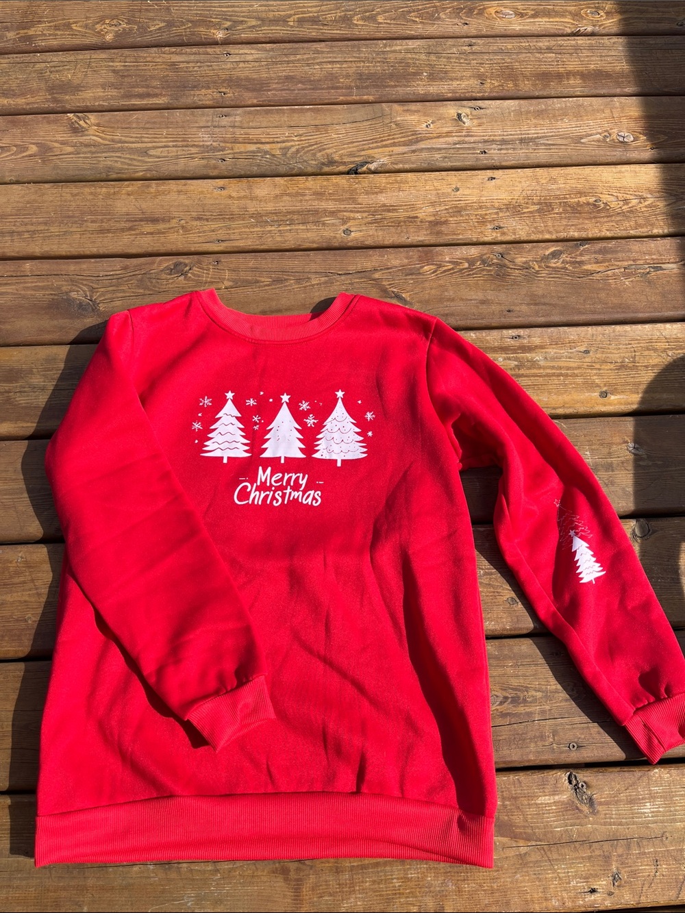 Red Merry Christmas crewneck